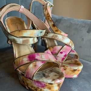 Jessica Simpson platform heels.